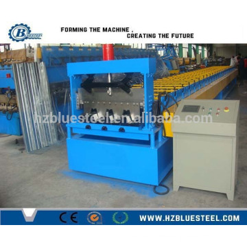 PLC Hydraulic Automatic Steel Support Deck Floor Decking Roll Forming Machine with embossing